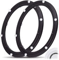 Lazy Susan Hardware Turntable Bearing Large, Black, 12 in Heavy Duty, 2 Pcs by Lounsweer