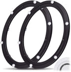 Lazy Susan Hardware Turntable Bearing Large, Black, 12 in Heavy Duty, 2 Pcs by Lounsweer