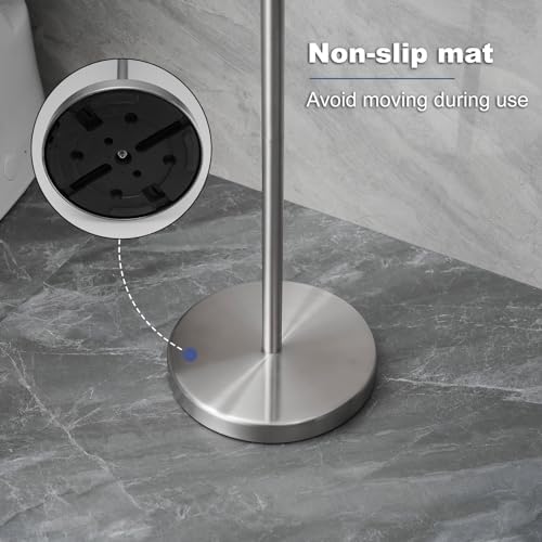 Paper Holder,Bathroom Toilet Paper Roll Holder Freestanding - Image 3