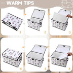 Stackable Storage Bins with Lids, 3 Pack - Image 3