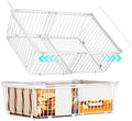 Large Freezer Organizer Bins for 10 to 20 Cu.Ft,2 Pack , Leak-Proof Bottom by ANJUBAN