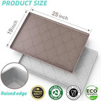SIKADEER Waterproof Under Sink Mat 25" x 22" Silicone Mat Cabinet Protector - Image 3