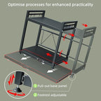 NETEL 2 Tier Expandable Microwave Stand countertop,Microwave Oven Rack - Image 6