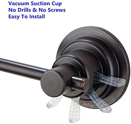 JiePai 16 Inch Suction Cup Towel Bar,Towel Racks for Bathroom,Bronze - Image 4
