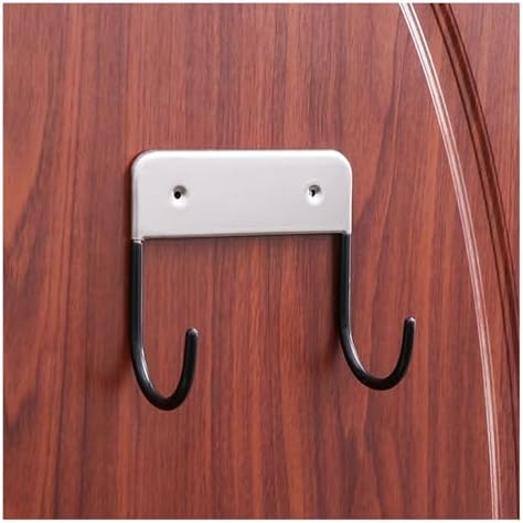 Multifunctional Stainless Steel Wall Mounted Ironing Board Hook Rack Dryer Storage Rack Practical Storage Rack Saves Space(Gray) - Image 5