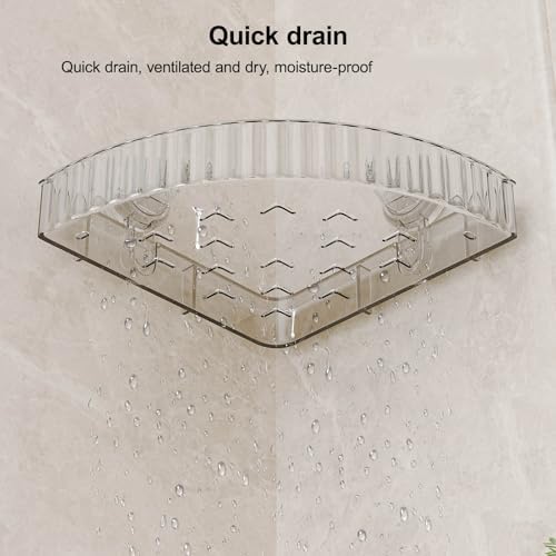 Adhesive Shower Caddy Suction Cup,Bathroom Organizers and Storage Shelves - Image 6