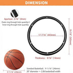TamBee 20 Inch Lazy Susan Bearing Base, 450 LBS Load Capacity Heavy-Duty Mute Turntable Ring Lazy Susan Hardware for Dining Table, DIY Projects (Black) - Image 2