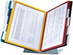 Durable Desktop Reference System, 10 Double-Sided Panels, Assorted Colors by DURABLEOfficeProducts
