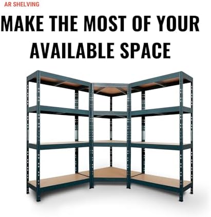 AR Shelving Garage Series Metal Corner Shelf, 24in., 500-Lb. Capacity per Level - Image 6