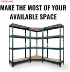 AR Shelving Garage Series Metal Corner Shelf, 24in., 500-Lb. Capacity per Level - Image 6