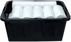 Storage Bins with Lids, 27 Gal 2-Pack Stackable Plastic Totes - Image 6