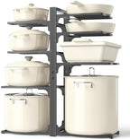 MUDEELA 8-Tier Pots and Pans Organizer under Cabinet, 20.8" H Heavy Duty by MUDEELA