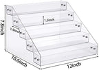 Acrylic Spice Rack, Tiered Spice Rack Shelf Seasoning Organizer - Image 3