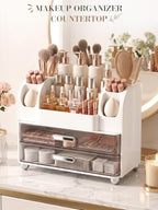 Large Makeup Organizer Countertop for Vanity Skincare Organizers - Image 4