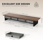 Fenge 35 Inch Monitor Stand with Drawer Storage, Computer Riser for Desk - Image 5