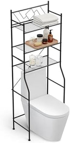 Home Zone Living Over-the-Toilet Bathroom Storage Cabinet Organizer - Image 3