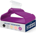 SereneLife Velvet Hangers – 50 Pack, Slim & Space Saving for Closets by SereneLife