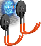 Extra Large Heavy Duty Magnetic Hooks for Hanging Garage Tools, 3.5in Ndfeb Strong Magnet Hook Heavy Duty, Super Big Magnetic Storage Utility Hook, Magnetic Hanger Holder Wall Mounted, 2 Pack by AIYOTAR