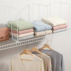 Wire Shelf Dividers, White, 12" Deep, 16" Height, 8 Pack - Image 4