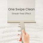dancemoon JustHang Shower Squeegee with Built-in Hook, 10-Inch Light Taupe - Image 3
