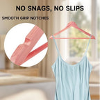 Wooden Clothes Hangers with Pants Bars, Cedar Wood, 12-Pack - Image 5