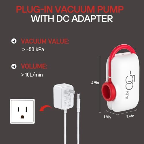 Vacbird 20 Pack Vacuum Storage Bags with Electric Pump - Space-Saving Compression Bags for Travel, Luggage & Suitcase Organization - Image 4