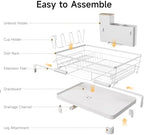 Runnatal Large Dish Drying Rack, Extendable Dish Rack Over Sink - Image 7