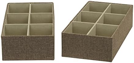Household Essentials 3‑Piece Drawer Organizer Starter Set in Customizable Inserts of Large and Small Trays, Beige - Image 6