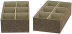 Household Essentials 3 Piece Starter Set, Latte Drawer Organizer, 3 Count (Pack of 2), Brown - Image 6