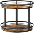 LAMU 12'' Wood Lazy Susan Spice Rack Organizer, 2 Tier Spice Organization for Cabinet, Countertop, Kitchen, Table Top, Pantry, Condiment and Seasoning Rack Organizer by YourHome-OrganizationHelper