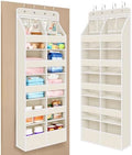 Univivi Upgraded Over the Door Organizer for Baby Nursery, Beige, 6-Shelf by Univivi