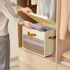 Homsorout Large Fabric Storage Bins - Closet Storage Organizers with Lids - Image 5