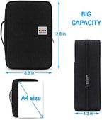 YOUSHARES Big Capacity Colored Pencil Case - 300 Slots large Pen Case Organizer with Multilayer Holder for Prismacolor Colored Pencils & Gel Pen (Black) - Image 6