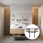 Wall-Mounted Ironing Board & Iron Rack Wood Metal Build Space-Saving Laundry Room Generic Ironing Board and Electric Iron Wall Mount Organizers - Image 5