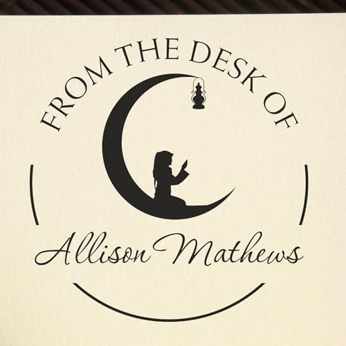 Custom Made Library Stamp - PSI Pre-Inked Praying Crescent Design for Muslim Families - Personalized Return Library Stamp - Custom Library Stamp for Books, Schools, and Home Libraries - Image 6