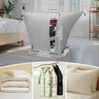 ONTYZZ Home Vacuum Bags Space Saver Compression Domestic Vacuum Sealer Bags for Clothes, Comforters, Blankets, Bedding - Image 3