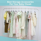 14 Inch Kids Velvet Hangers 50 Pack, Non-Slip Child Hangers, Space-Saving Closet Hangers for Big Kids & Youth, Durable Felt Kids Hangers with 10 Clips & 360° Rose Gold Hook (Gray) - Image 5