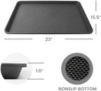 Boot Tray for Entryway Indoor, Heavy Duty Shoe Mat Tray 2 Packs, 23"x15.5" Waterproof Shoe Trays with Raised Edge, Outdoor Multi-Purpose Mat for Boots, Shoes, Garden, Pets - Image 4