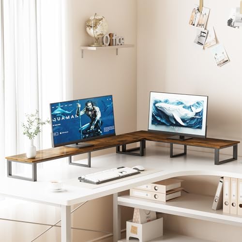 aboxoo 59" Large TV Riser Stand for 32-75 Inch TV, TV Shelf with Steel Legs - Image 3