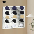 24Pcs Multiple Hooks for Gridwall Hat Display, Wire Grid Wall Hat Hooks, Hat Holder for Retail Cloth Wardrobe - Image 4