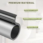 Toilet Paper Holder Free Standing, Black Toilet Paper Roll Storage with Reserve and Phone Shelf, Stainless Steel Floor Bathroom Tissue Dispenser and Organizer - Image 3