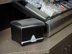 San Jamar Junior Bulk Straw Dispenser Holds 500 Straws for Restaurants, Dining Halls, and Fast Food, Plastic, 10.5 x 10.5 x 8.5 Inches, Black - Image 2
