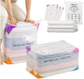 3 Pack L No-Pump Vacuum Storage Bags, 31.5 x 23.6 x 12.6 Inch Space Saver Bags for Comforters, Blankets, Clothes and Bedding by Unknown