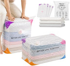3 Pack L No-Pump Vacuum Storage Bags, 31.5 x 23.6 x 12.6 Inch Space Saver Bags for Comforters, Blankets, Clothes and Bedding by Unknown