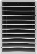 11 Slots Mail Organizer Vertical File Organizer, Vertical Desktop sorter by Unknown
