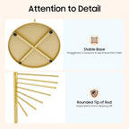 Freestanding Scarf Holder Stand,Spiral Scarf Display Rack,Holder Hijab Stand,Commercial Hijab Organizer,Scarves Rack,Metal Scarf Racks,Hijab Organizer,Belt Pants Hanger for Clothing Store Home (Gold) - Image 7