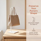 3pcs Adjustable Metal Purse Hanger Rack with Hook for Boutique Display - Image 3