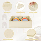 Drawer Organizer Clothes, Nursery Dresser & Closet Storage, Beige, 15 Pack - Image 3