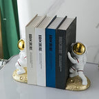 Space Bookends for Kids Room Nursery, Astronaut Themed Decor - Image 3