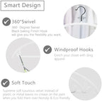MIZGI Velvet Hangers 50 Pack, Patented Rounded Shoulder Sweater Hangers - Image 5